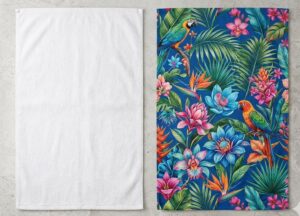 Full Color Printed 11×18″ Velour Towels