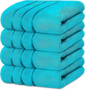 Luxury Hand Towels for Bathroom Set of 4