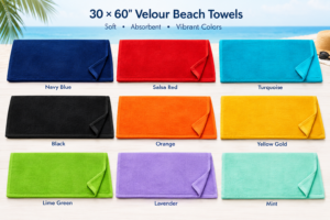30×60″ Velour Beach Towels